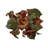 ID 6934 Yellow Daffodil Plant Patch Garden Flower Embroidered Iron On Applique