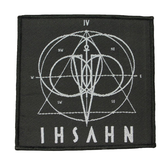 Ihsahn Band Logo Patch Norway Black Metal Music Symbol Woven Sew On Applique