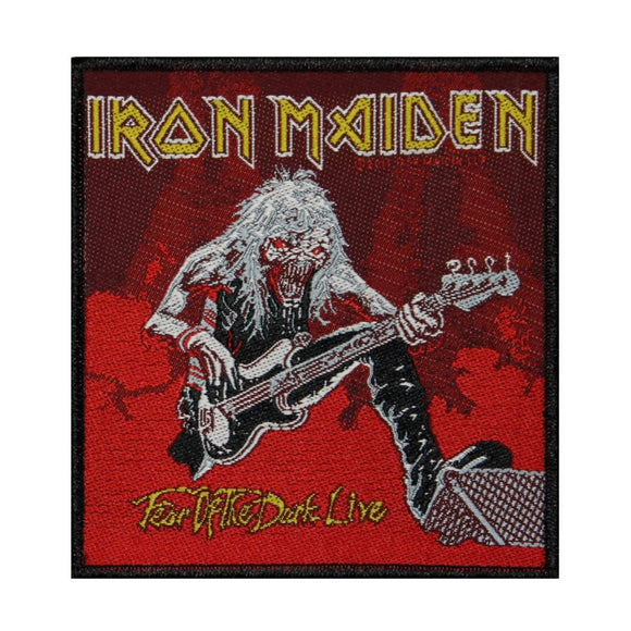 Iron Maiden Fear of the Dark Live Patch Eddie Raising Hell Woven Sew On Applique