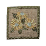 ID 6981 Daisy Flower Badge Patch Garden Blossom Sign Embroidered IronOn Applique