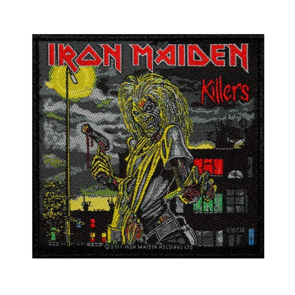 Iron Maiden Killers Patch Album Cover Art Heavy Metal Woven Sew On Applique