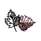 ID 7226 Crumble Tree Leaves Patch Fall Nature Tree Embroidered Iron On Applique