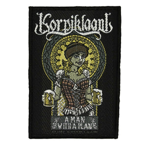 Korpiklaani A Man With A Plan Patch Folk Metal Music Band Woven Sew On Applique