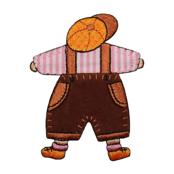 ID 7492 Children Stuffed Doll Patch Old Toy Baby Embroidered Iron On Applique