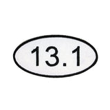 Half Marathon 13.1 Miles Patch Running Enthusiast Embroidered Iron On Applique