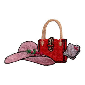 ID 7664 Woman Fashion Accessories Patch Summer Hat Embroidered Iron On Applique