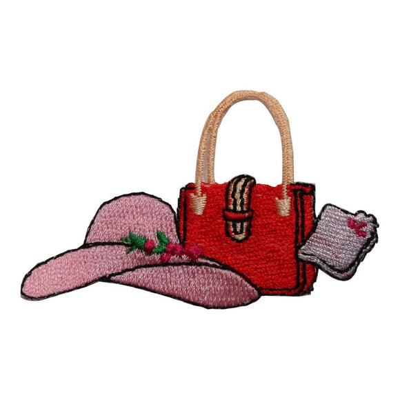 ID 7664 Woman Fashion Accessories Patch Summer Hat Embroidered Iron On Applique