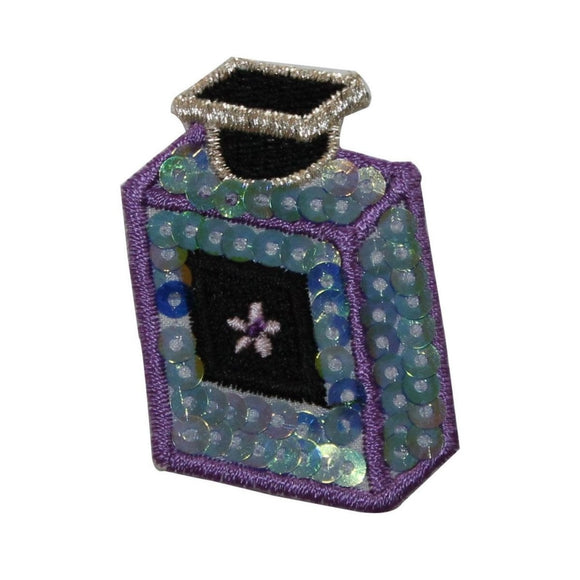 ID 7774 Sequin Perfume Bottle Patch Scent Fashion Embroidered Iron On Applique