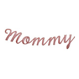 ID 7813 Mommy Cursive Script Patch Writing Name Sign Embroidered IronOn Applique