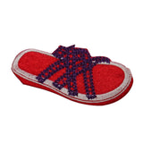 ID 7818 Beach Sandal Patch Flip Flop Shoe Fashion Embroidered Iron On Applique