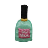 ID 7794 Green Nail Polish Patch Bottle Make Up Paint Embroidered IronOn Applique