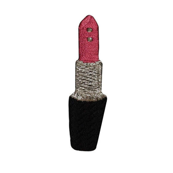 ID 7798 Pink Lip Stick Patch Make Up Stain Fashion Embroidered Iron On Applique