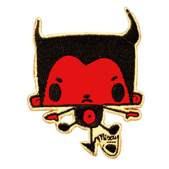Illicit Misery Devil Jumping Patch Kid Satan Hell Embroidered Iron On Applique
