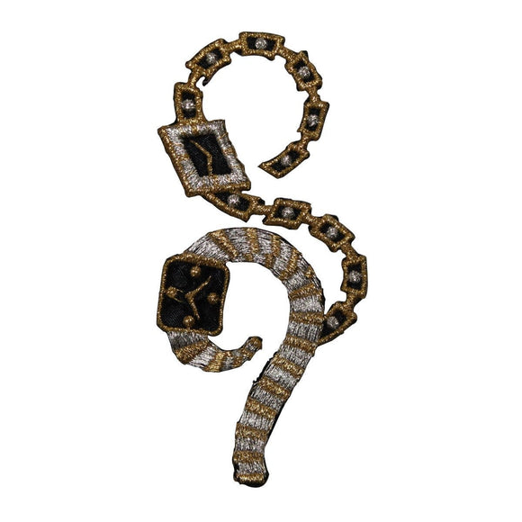 ID 7914 Gold Silver Watches Patch Wrist Jewelry Embroidered Iron On Applique