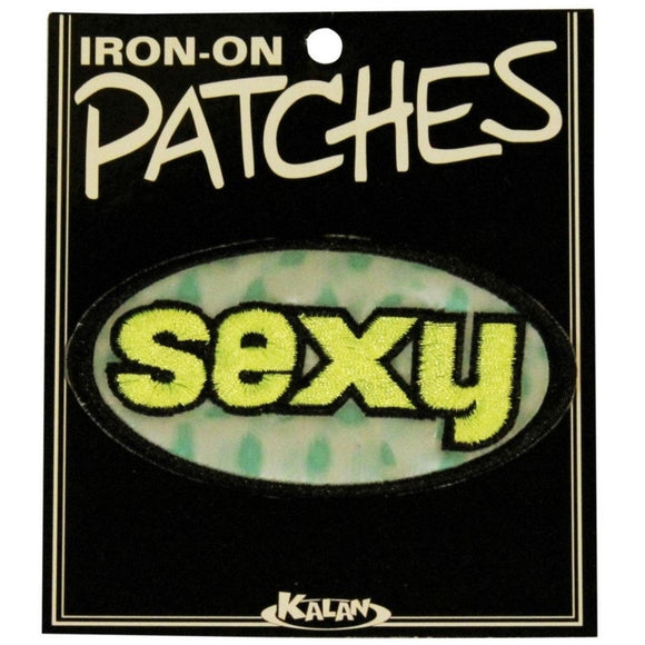 Sexy Holographic Name Tag Patch Badge Novelty Sign Embroidered Iron On Applique