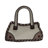 ID 8303 Pleather Woman Purse Patch Hand Bag Fashion Embroidered Iron On Applique