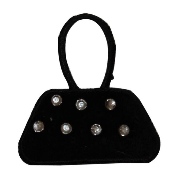 ID 8310 Rhine Stone Purse Patch Hand Bag Fashion Embroidered Iron On Applique