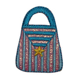 ID 8344 Shiny Star Purse Patch Beach Bag Fashion Embroidered Iron On Applique