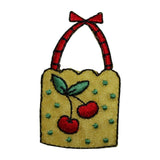 ID 8363 Spotted Cherry Bag Patch Purse Sack Fashion Embroidered Iron On Applique