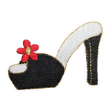 ID 8481 Formal High Heel Sandal Patch Shoe Fashion Embroidered Iron On Applique