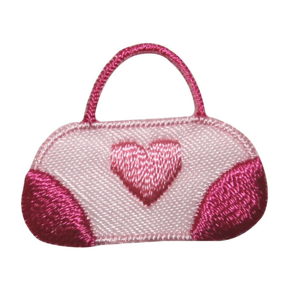 ID 8484 Heart Purse Handbag Patch Girl Love Fashion Embroidered Iron On Applique