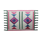ID 8790 Southern Mexican Rug Patch Western Poncho Embroidered Iron On Applique