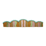 ID 8795 Wall Wavy Trim Patch Pattern Strip Building Embroidered Iron On Applique