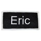Eric Name Tag Patch Uniform ID Work Shirt Badge Embroidered Iron On Applique