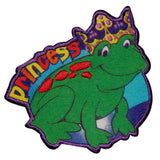 Princess Frog Patch Fairy Tale Magic Crown Dye Sublimation Iron On Applique