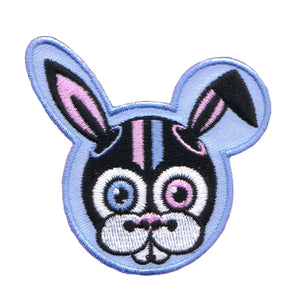 Astronaut Rabbit Patch Sci Fi Bunny Badge Space Embroidered Iron On Applique