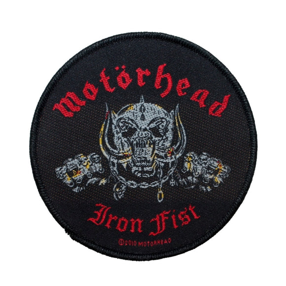 Motorhead Iron Fist War Pig Patch Heavy Metal Band Music Woven Sew On Applique
