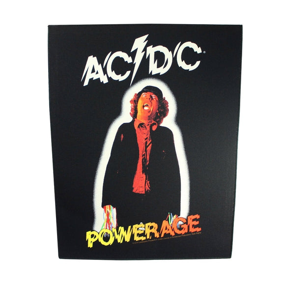 XLG AC/DC Powerage Back Patch Album Art Rock Band Music Jacket Sew On Applique