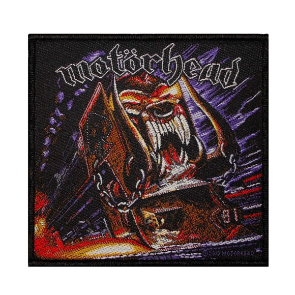 Motorhead Orgasmatron Patch Album Cover Art Heavy Metal Woven Sew On Applique