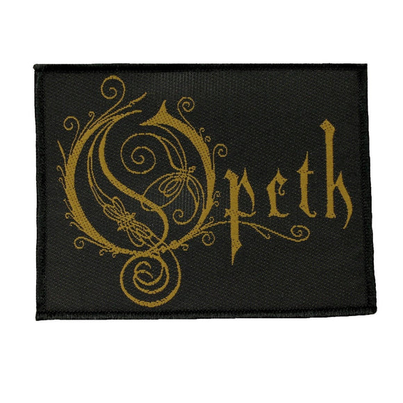 Opeth Band Logo Patch Swedish Death Metal Music Jacket Woven Sew On Applique