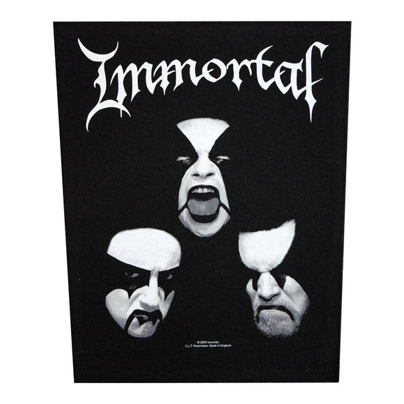 XLG Immortal Blashyrkh Back Patch Black Metal Music Jacket Sew On Applique