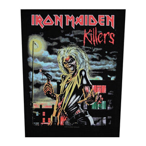 XLG Iron Maiden Killers Back Patch Album Art Rock Music Jacket Sew On Applique