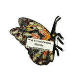 ID 2110 Butterfly Insect Embroidered Iron On Applique Patch