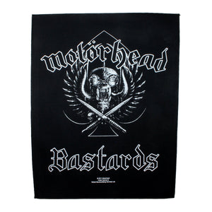 XLG Motorhead Bastards Back Patch Album Art Rock Music Jacket Sew On Applique