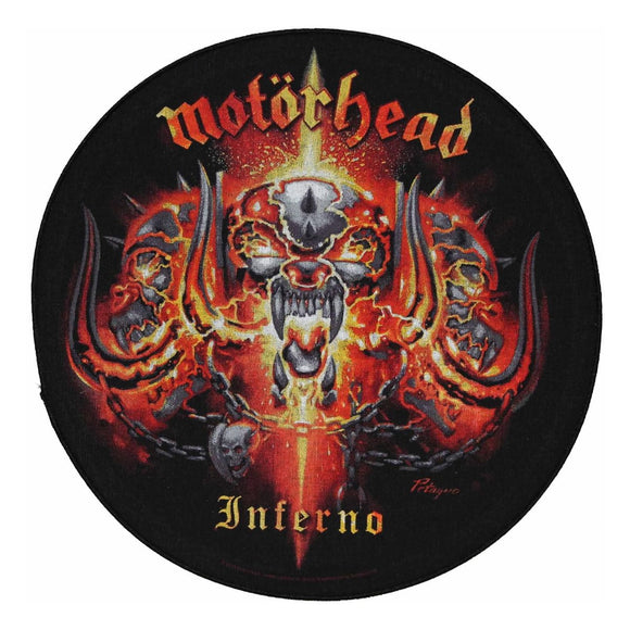 XLG Motorhead Inferno Back Patch Album Art Rock Music Jacket Sew On Applique