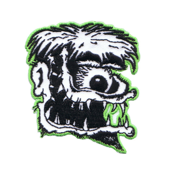 Kruse Cyclops Monster Patch Biker Tattoo Face Ink Embroidered Iron On Applique