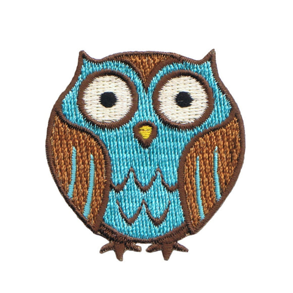 Cute Forest Owl Patch Give a Hoot Nocturnal Craft Embroidered Iron On Applique