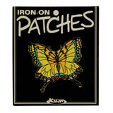 Yellow Butterfly Patch Pretty Garden Bug Collection Embroidered Iron On Applique