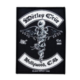 Motley Crue Hollywood CA Patch Band Logo Heavy Metal Music Woven Sew On Applique