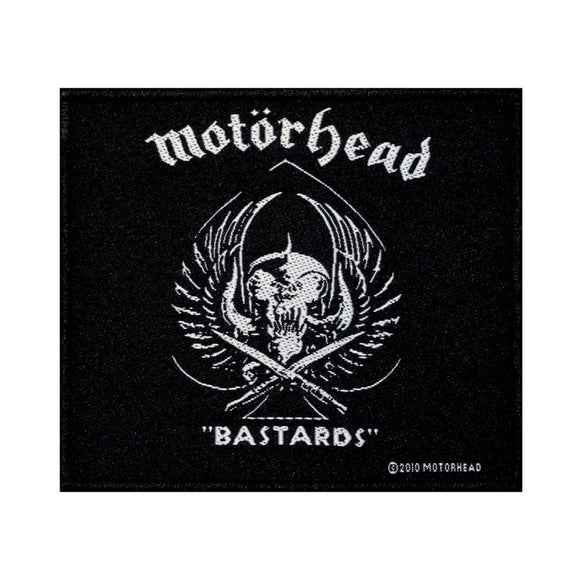 Motorhead Bastards Patch Rock Band Album Art Heavy Metal Music Sew On Applique