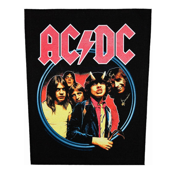 XLG AC/DC Highway To Hell Back Patch Album Art Rock Music Jacket Sew On Applique