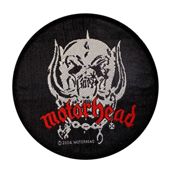Motorhead Snaggletooth Logo Patch War Pig Heavy Metal Band Woven Sew On Applique