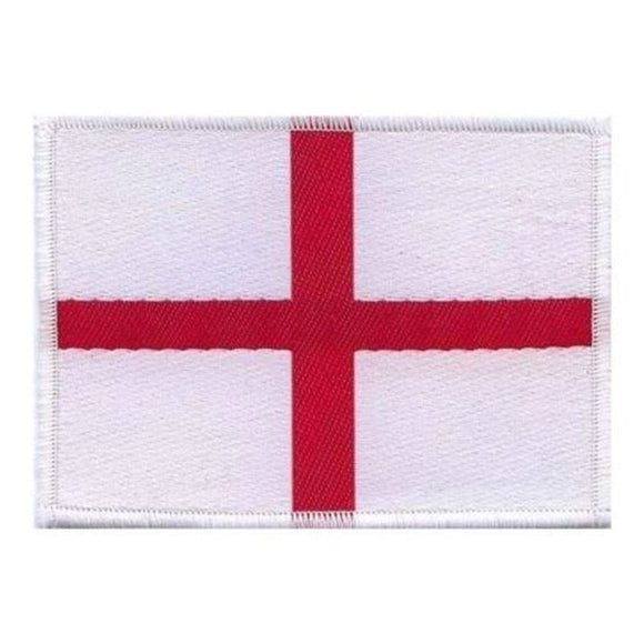 St George Cross British Flag Patch Travel Country England Woven Sew On Applique