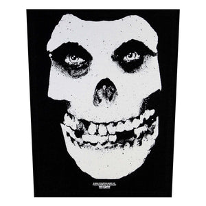 XLG Misfits Classic White Skull Back Patch Rock Music Jacket Sew On Applique