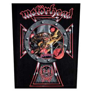 XLG Motorhead Bomber Back Patch Album Art Hard Rock Music Jacket Sew On Applique