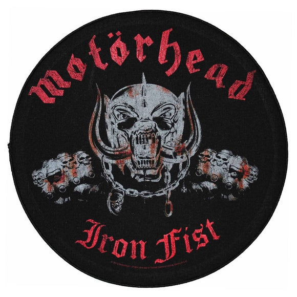 XLG Motorhead Iron Fist Back Patch War Pig Metal Rock Music Band Sew On Applique